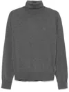 Dsquared2 Logo-embroidered Sweater In Grey