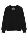 Dsquared2 Logo-embroidered Sweatshirt In Black