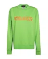 Dsquared2 Logo Embroidered Sweatshirt In Green