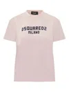 Dsquared2 Timeless Crew Neck T-shirt With Short Sleeves In White