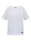 Dsquared2 Logo-embroidered T-shirt In White