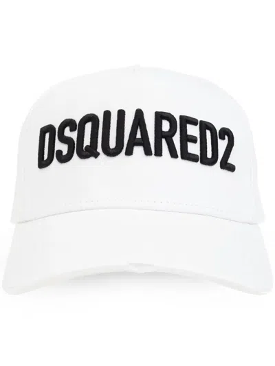Dsquared2 Logo-embroidered Trucker Cap In White