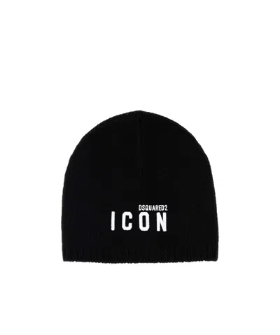 DSQUARED2 DSQUARED2 LOGO EMBROIDERED BEANIE