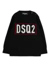 Dsquared2 Logo-embroidered Wool Sweater In Black