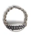 Dsquared2 Logo-engraved Chain Bracelet In Silver