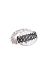 Dsquared2 Logo-engraved Chain Bracelet In White