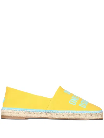 Dsquared2 Dsquared Men Organic Canvas Espadrille In Yellow