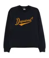 Dsquared2 Wool Pullover With Logo In Black