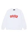 Dsquared2 Logo-graphic Long-sleeve Sweatshirt In White