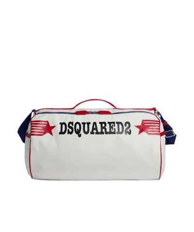 Dsquared2 Logo Hand-held Bag In White