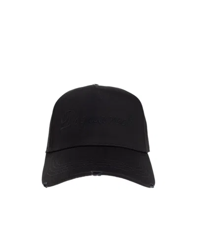 Dsquared2 Logo Hat In Black