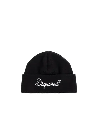 Dsquared2 Logo Hat In Black