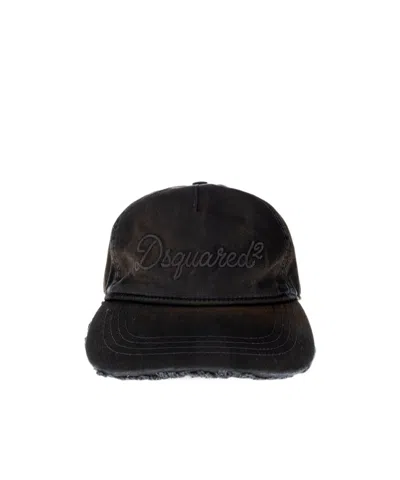 Dsquared2 Logo Hat In Brown