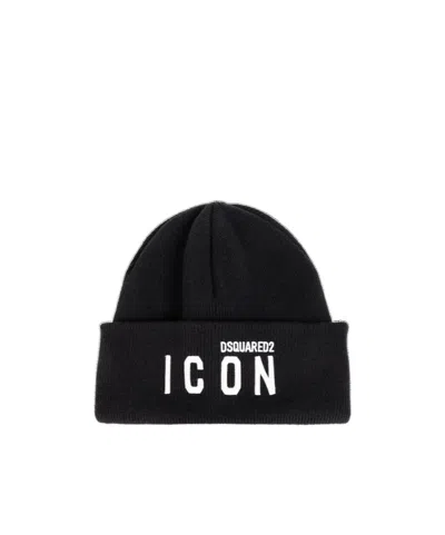 DSQUARED2 DSQUARED2 LOGO EMBROIDERED BEANIE