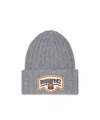 Dsquared2 Grey Ribbed Tricot Wool Hat In Gray