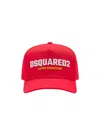 Dsquared2 Logo Hat In Red