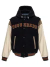 Dsquared2 Varsity Wool Blend Bomber Jacket