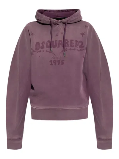 DSQUARED2 LOGO HOODED KNITWEAR