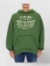 Dsquared2 Ragian Hoodie Sweatshirt With Lettering Print