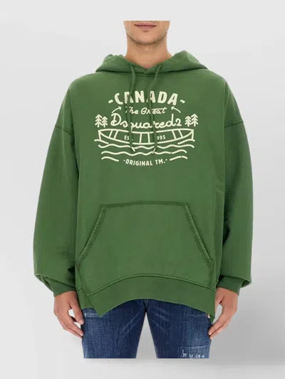 Dsquared2 Logo Hooded Oversize Sweatshirt