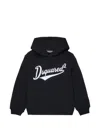 Dsquared2 Kids' Logo Hooded Sweater In Black