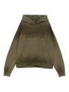 Dsquared2 Logo Hooded Sweatshirt In Green