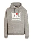 Dsquared2 Camo Patch Herca Anorak Sweatshirt In Gris