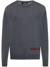 Dsquared2 Logo Intarsia-knit Jumper In Grey