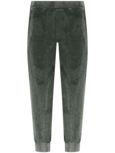 Dsquared2 Logo Intarsia-knit Track Pants In Green