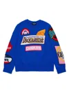 Dsquared2 Logo-intarsia Sweater In 蓝色