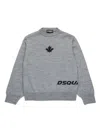 Dsquared2 Logo-jacquard Jumper In Grey