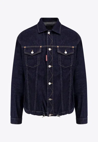 Dsquared2 Logo Label Denim Jacket