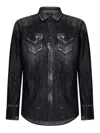 Dsquared2 Western Shirt Featuring Front Pockets In Black