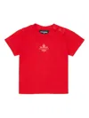 Dsquared2 Logo-leaf Short-sleeve T-shirt In Red
