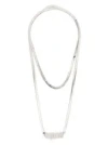 Dsquared2 Logo-lettering Necklace In Silver