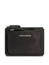Dsquared2 Logo-lettering Wallet In Black