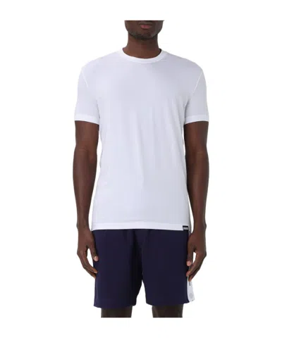 Dsquared2 Logo Logo Short-sleeved T-shirt In White