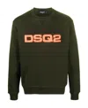 Dsquared2 Logo Long-sleeved Sweater In Black