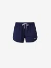 Dsquared2 Logo Lycra Swimsuit In Blue