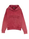 Dsquared2 Logo-motif Hoodie In Red