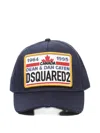 Dsquared2 Logo-patch Adjustable Cap In Blue