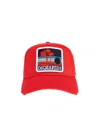 Dsquared2 Logo Patch Baseball Cap In Orange