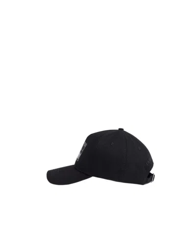 Dsquared2 Logo Patch Baseball Cap In Black