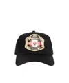 Dsquared2 Logo-patch Baseball Cap In Black