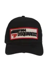 Dsquared2 Logo-patch Baseball Cap In Black