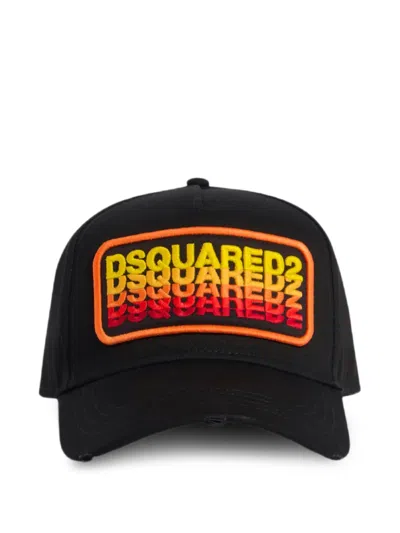Dsquared2 Baseballkappe Mit Logo-patch In Black