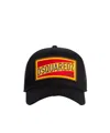 Dsquared2 Logo Patch Baseball Cap In Black