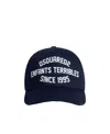 Dsquared2 Logo Patch Baseball Cap In Black