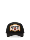 Dsquared2 Cotton Gabardine Baseball Cap With