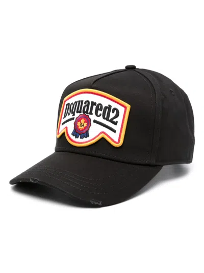 DSQUARED2 LOGO PATCH BASEBALL CAP